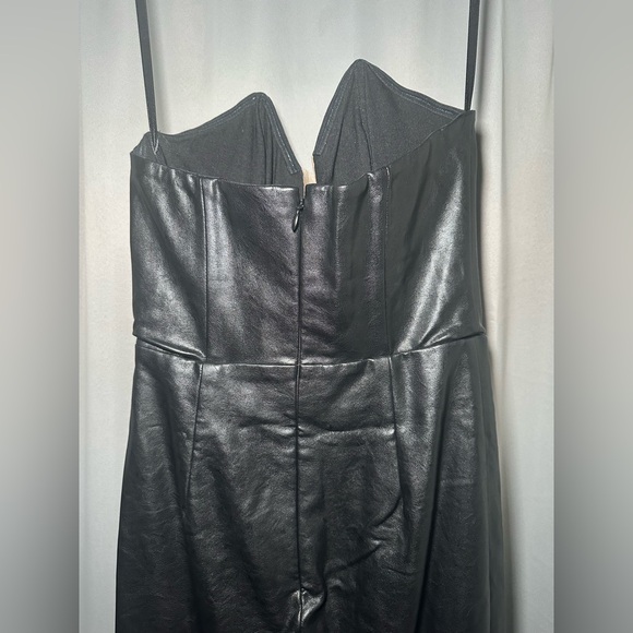 Michael Costello x Revolve Jake Gown Black Strapless Dress Size XS - Picture 9 of 10